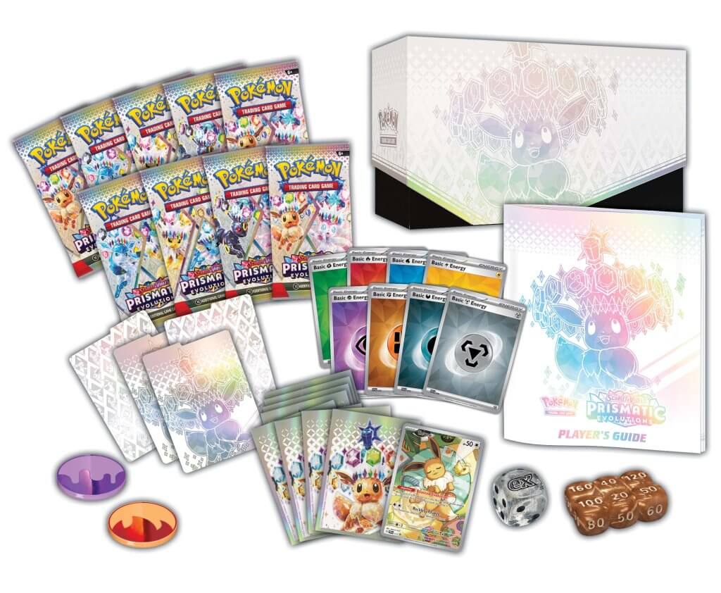 POKÉMON TCG Scarlet & Violet 8.5 Prismatic Evolutions Elite Trainer Box Pre-Order